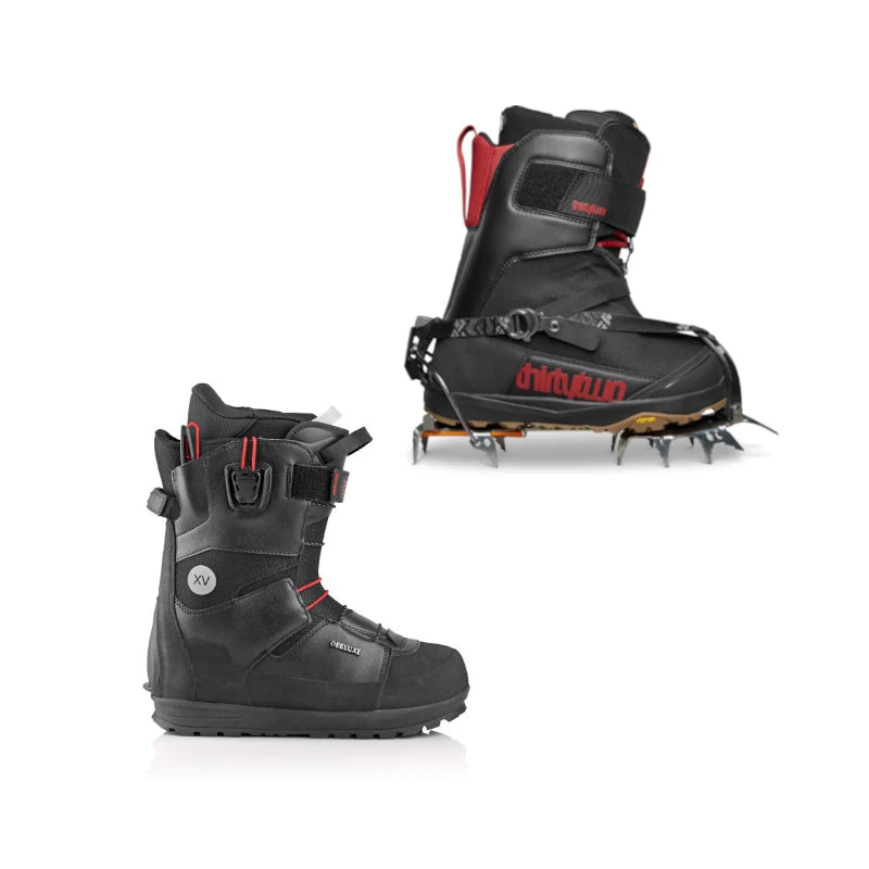 verschiedene Splitboardboots