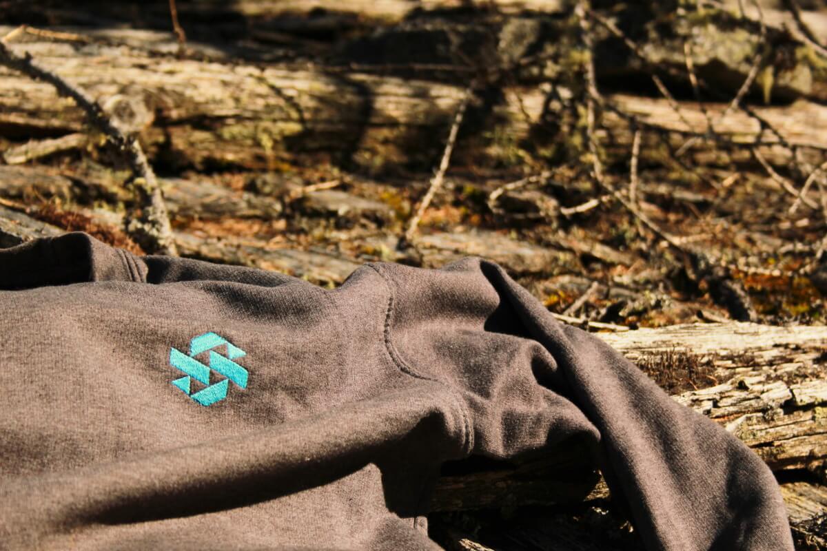 Stompede Snowboards Sweatshirt - Sticklogo blau
