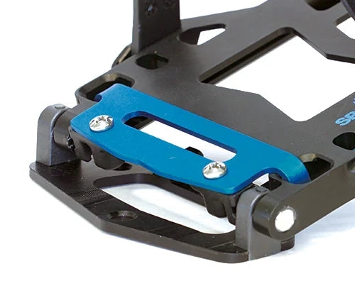Toe Ramp einer Spark ARC ST Splitboardbindung im Aufstiegsmodus.