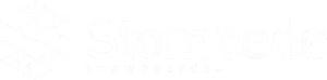 Stompede Snowboards - Logo weiß