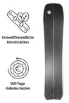 Stompede Nordstau Splitboard, nachhaltige Konstruktion und mit Zufriedenheitsgarantie 100 Tage risikolos testen.