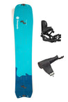 Splitboard Komplettset, bestehend aus Stompede Nordstau, Union Charger Splitboardbindung und Fellen